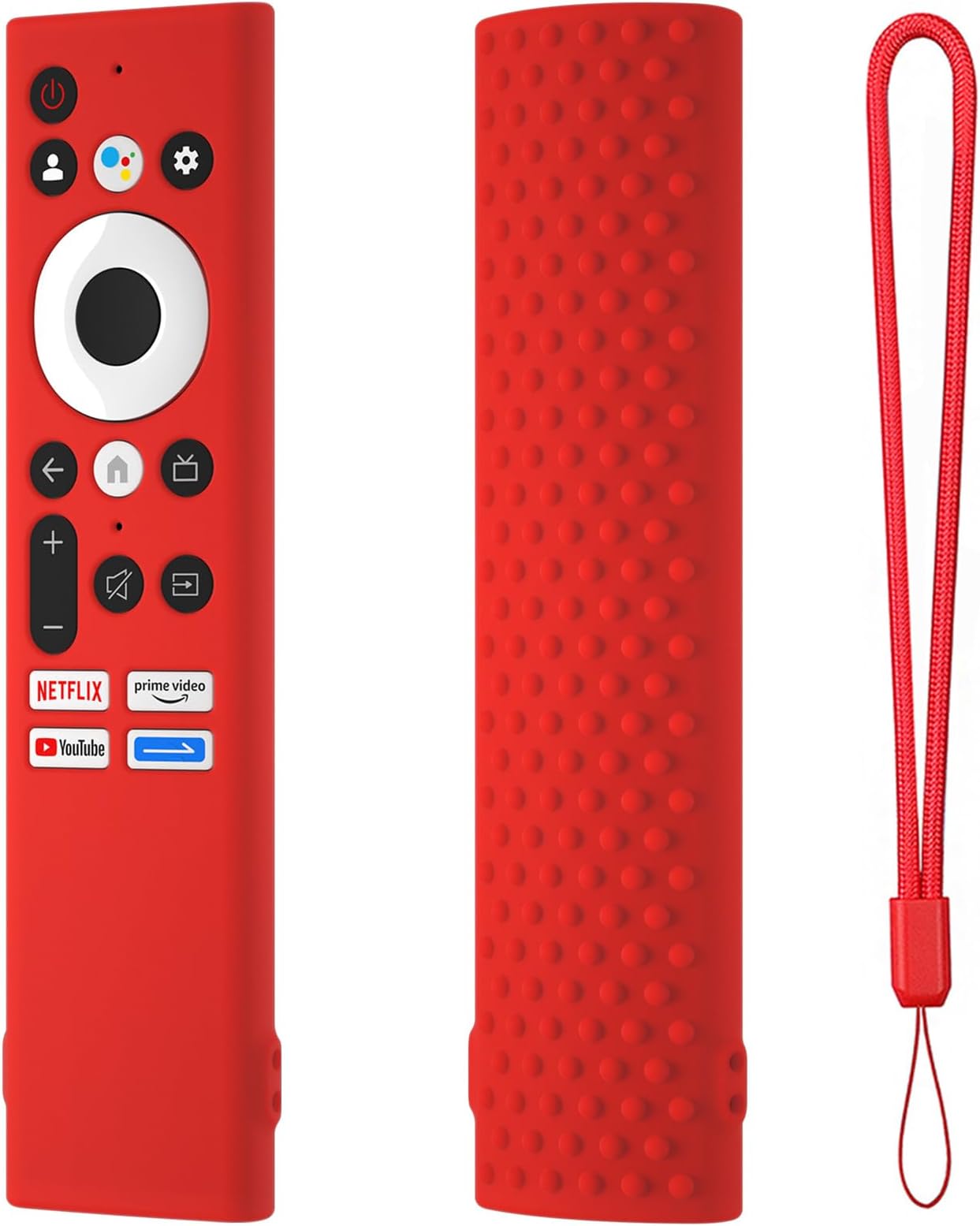 Remote Controller Cases for Skyworth, Shockproof Covers For Skyworth 55Q20 TC9010 TC9012 RHA-T2 for Haier 55C11 65C10 65C11 55S8GT and for Kodak Matrix 55Mt5022 for Kodak CAPRO (Red)