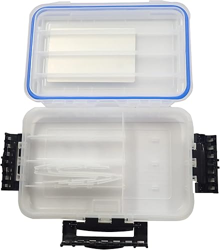 Miniatura 6 de Plano Guide Series 3700 Field Box - Funda impermeable, azul, grande, caja seca impermeable con correa para la muñeca para barco, kayak y campamento,