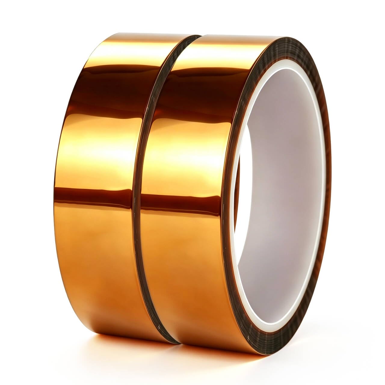 BOMEI PACK Polyimide Tape 2 Pack 1inch High-Temperature Resistant Tape