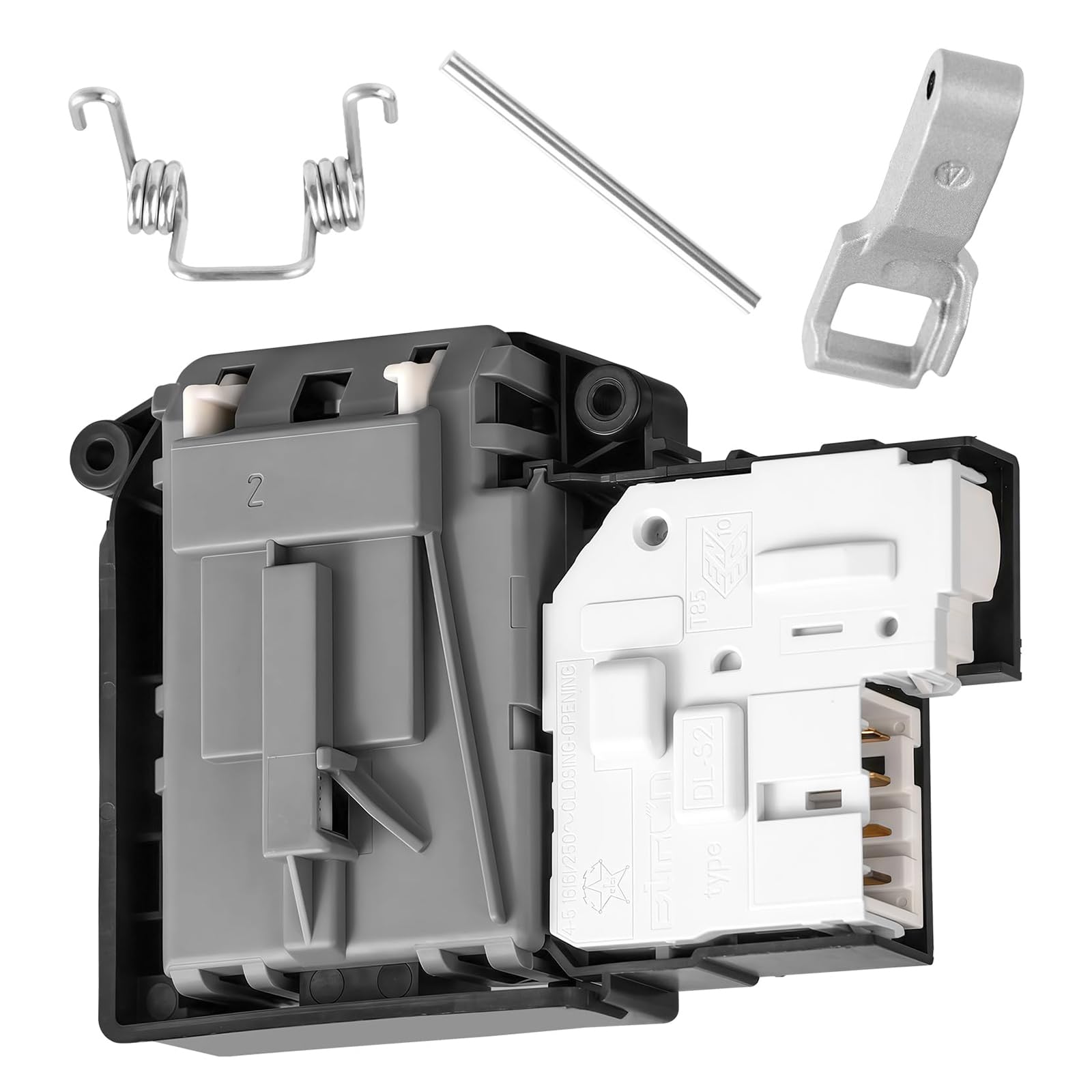Jazuaiao Strengthened Washer Door Secure Replacement Set Repairs Hook Errors EBF61315802 MFG63099101 MYTH Washer Door Hook Replacement Part