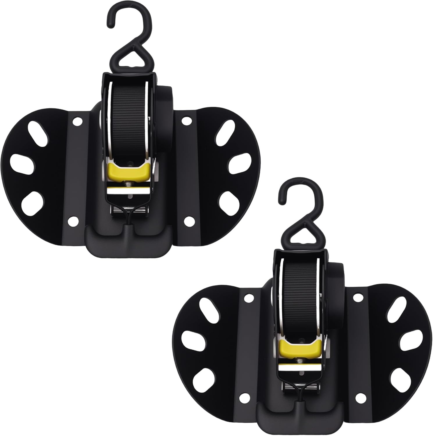 2 Pcs Retractable Ratchet Straps, Compatible with Ford F150 2015-2025 Truck Bed, Auto-Retracting 118" Retractable Truck Bed Ratchet Straps for Bundling Goods