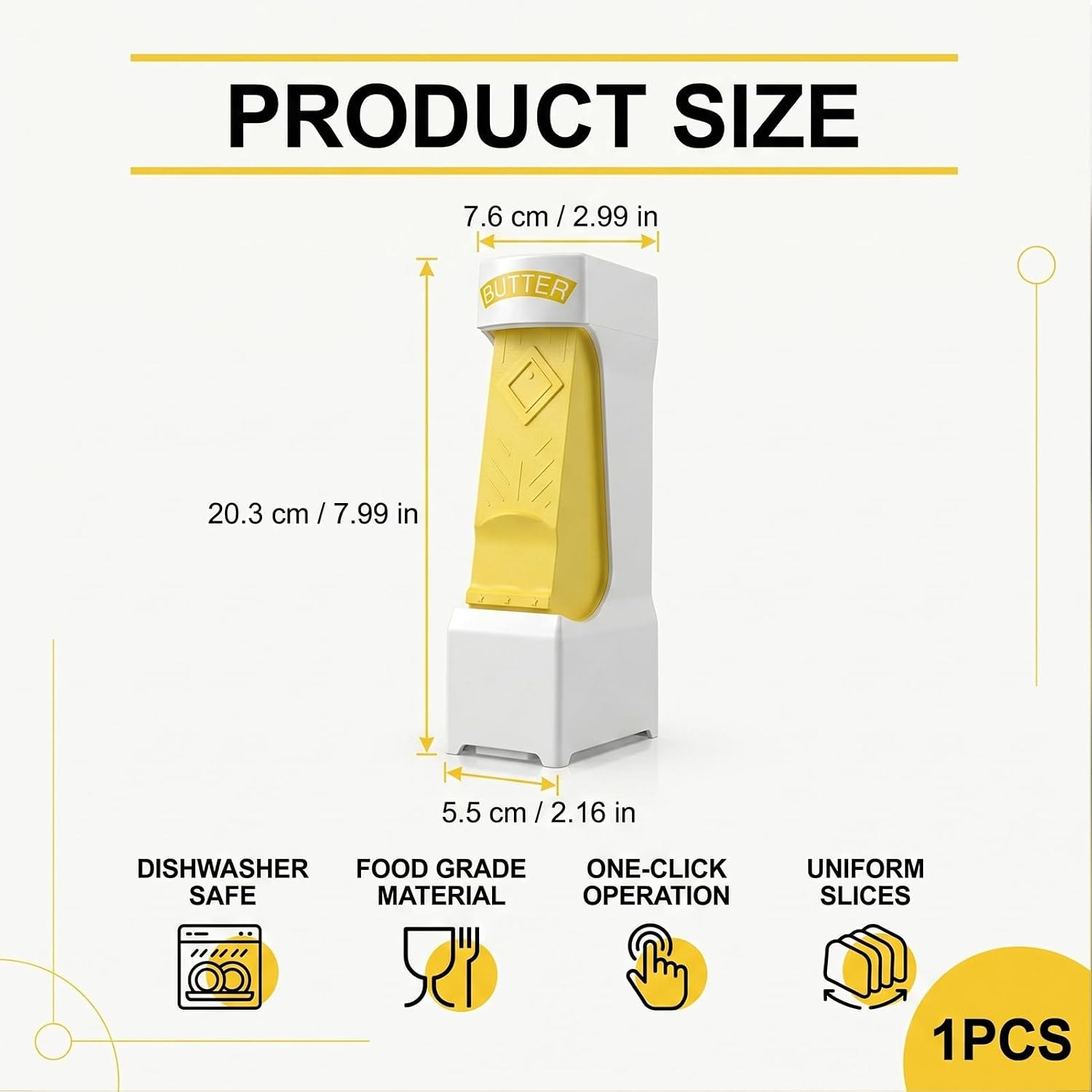 Butter Cutter,Butter Cutter Slicer Single Stick