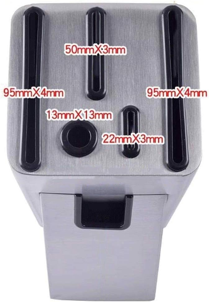 Knife Block Storage Stand Kitchen,Only Selling Cutter Holder,Stainless Steel Modern Universal Organizer