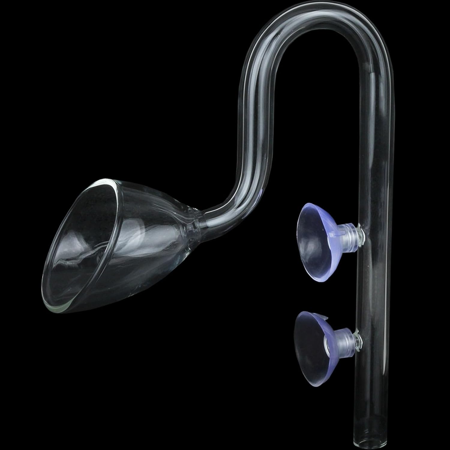 Lily Pipe Glass Outflow Set Aquatic Inflow Pipe Set for Aquarium Planted Tank Filter 17mm for 16/22mm(5/8" ID) Tubing