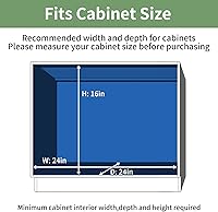 Vista 5 de ROOMTEC Organizador de armario extraíble (22½ pulgadas de ancho x 21.5 pulgadas de profundidad), 2 niveles de almacenamiento extraíble para cajón