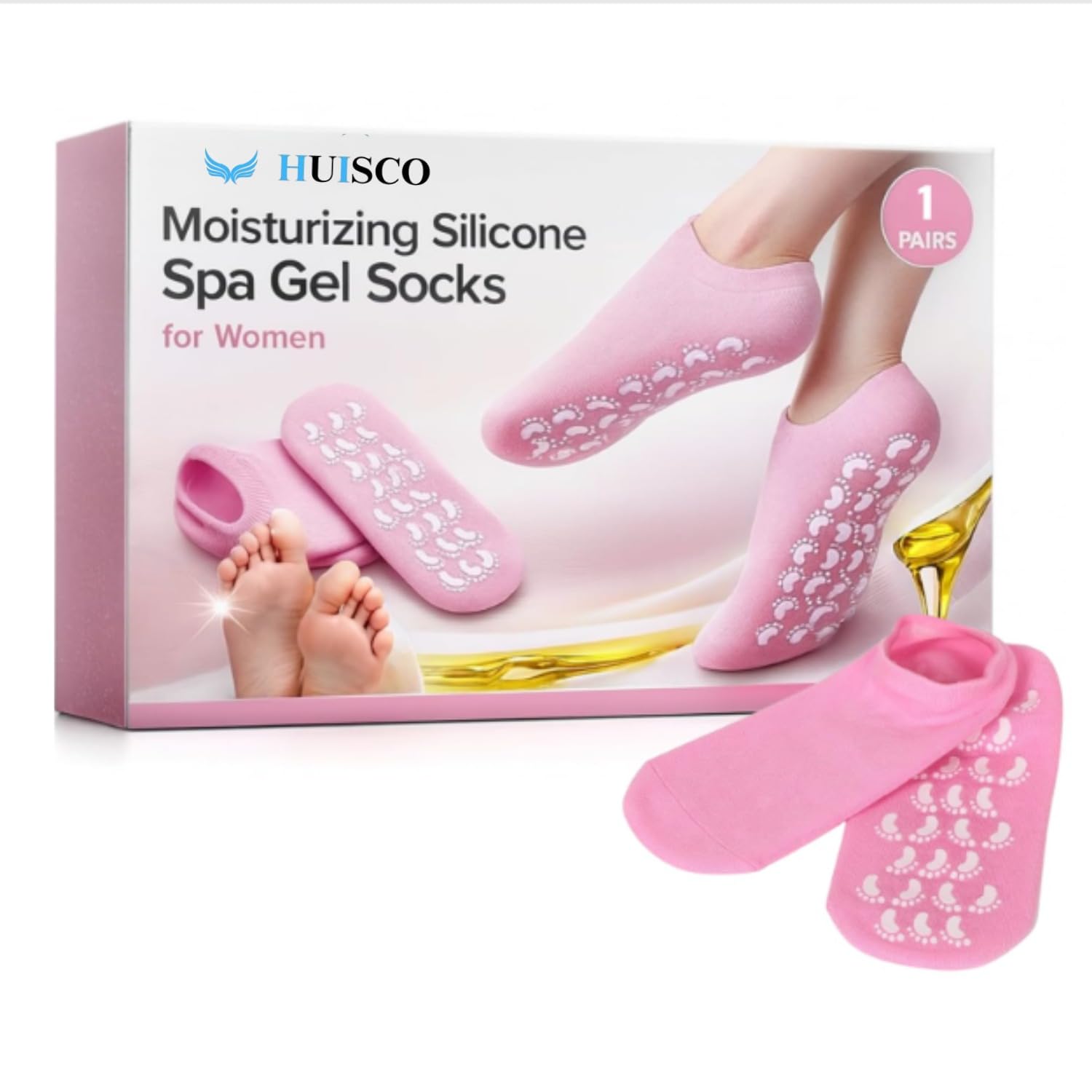 Moisturize Spa Socks Repair Cracked Skin Treatment Soft Moisturizing Feet Heels and Dry Feet Foot Care Socks for Cracked-picture-55