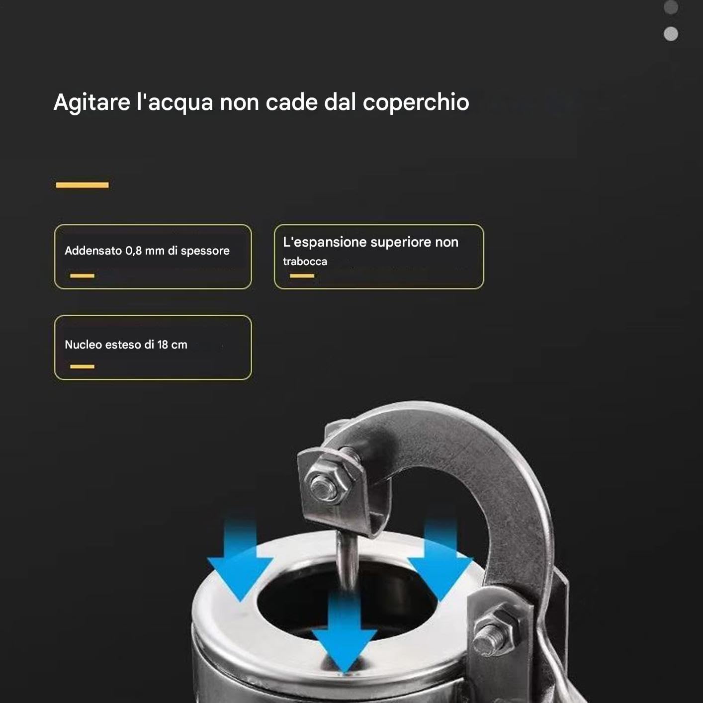 Pompa a mano per pozzo d'acqua Manico Ergonomico Rifornimento Idrico