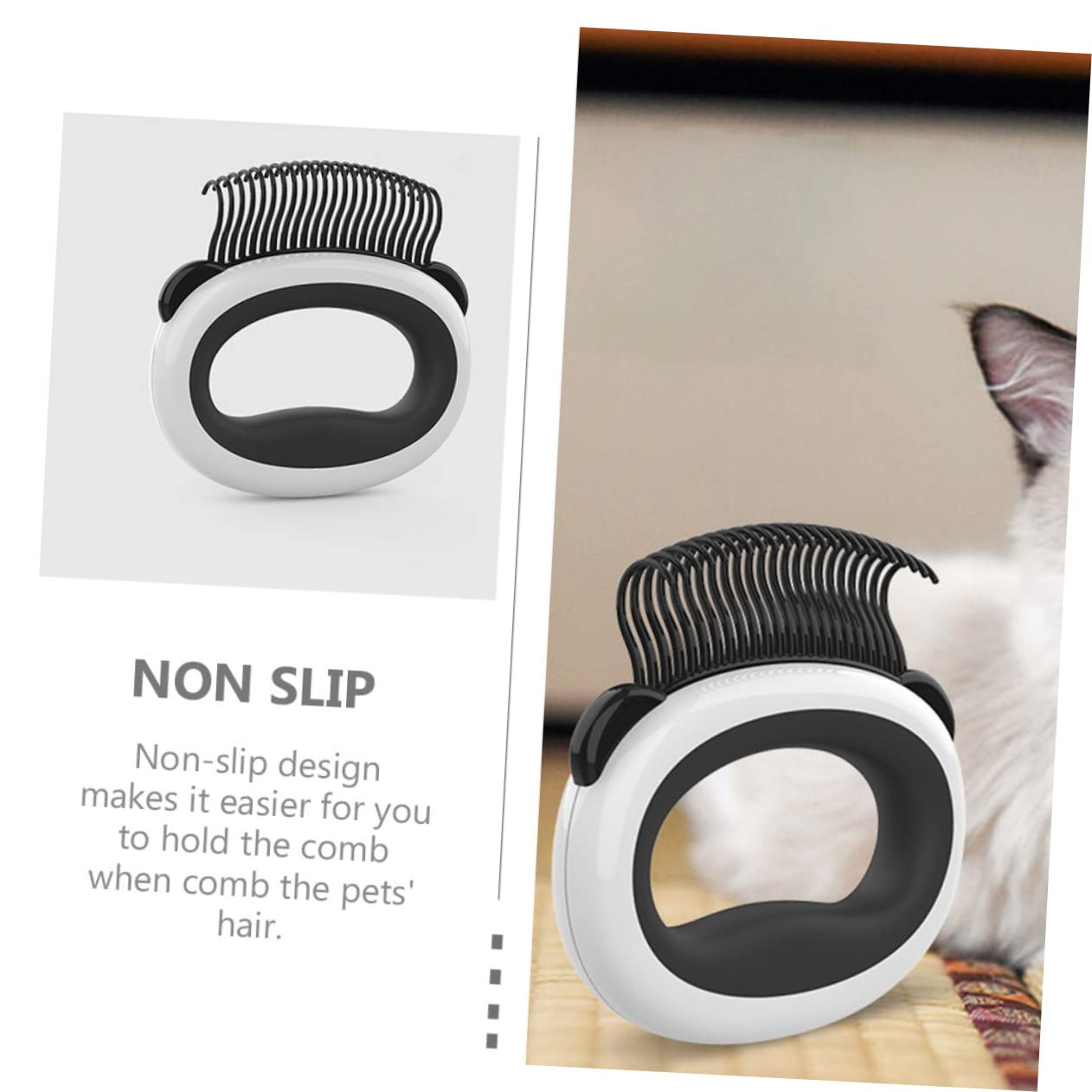 Didiseaon 4piezas Cepillo De Cuidado Para Gatos Peine Desenredante Para Kitten Grooming Brush Para Eliminar Pelo y Diseño Ergonómico y Cómodo Para