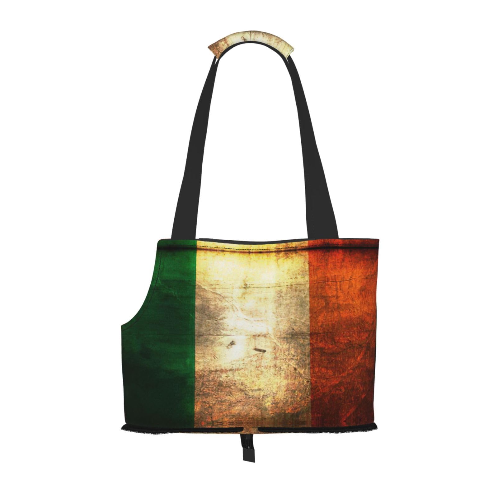 Sac de transport pour petits chiens et chats au motif drapeau irlandais