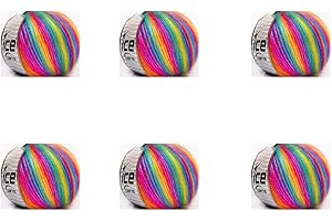 Ice Yarns Picasso Rainbow Self-Striping 6-Pack