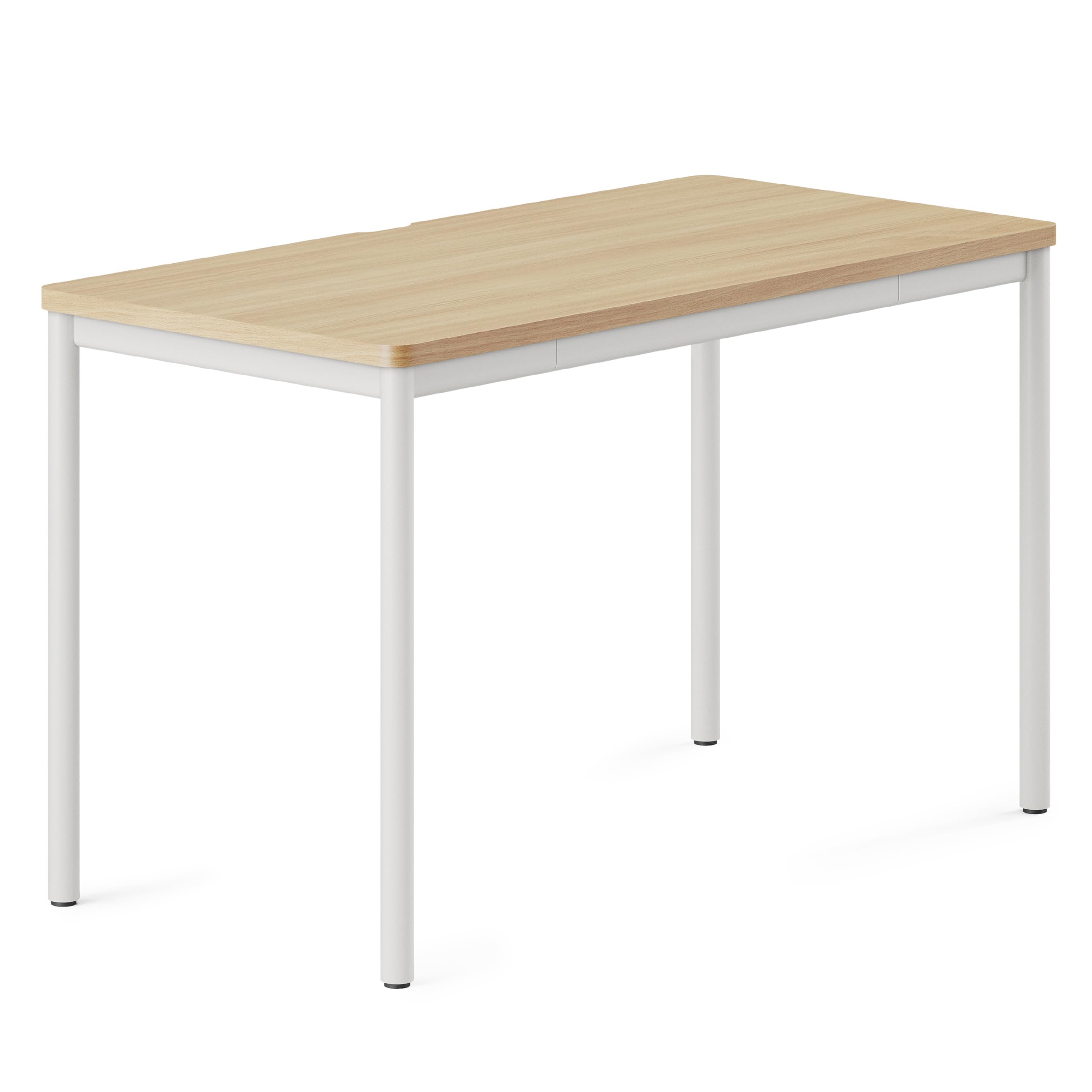 Branch Daily Desk - Functional at Home Office Desk with Effortless Assembly Timeless Design Rounded Corners and Built-in