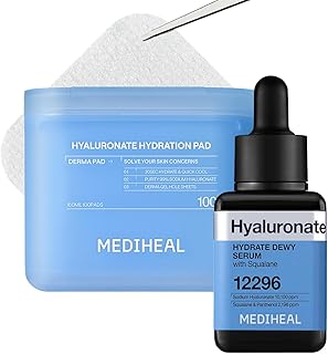 Mediheal Hyaluronate Pad & Serum Skin Care Du...