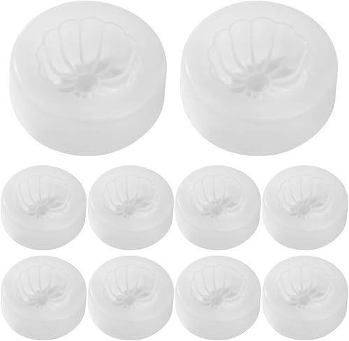 10 piezas de Baozi hechas a mano, estilo chino, antiadherente, relleno al vapor, molde para hacer bollos hechos a mano para hacer bollos para el