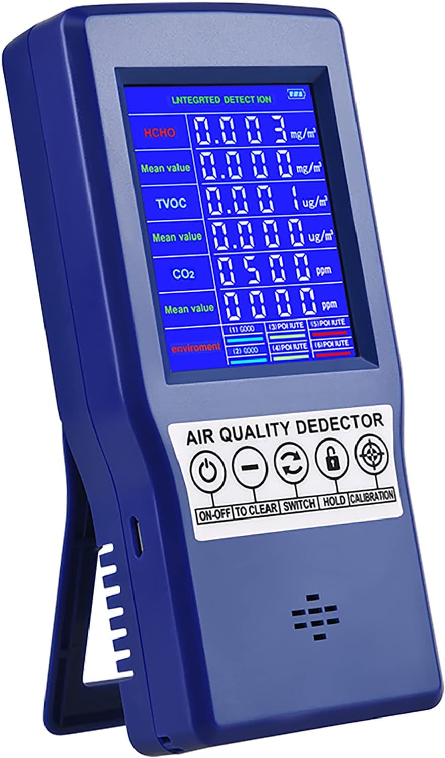 Air Quality Tester, Air Quality Monitor, Carbon Dioxide