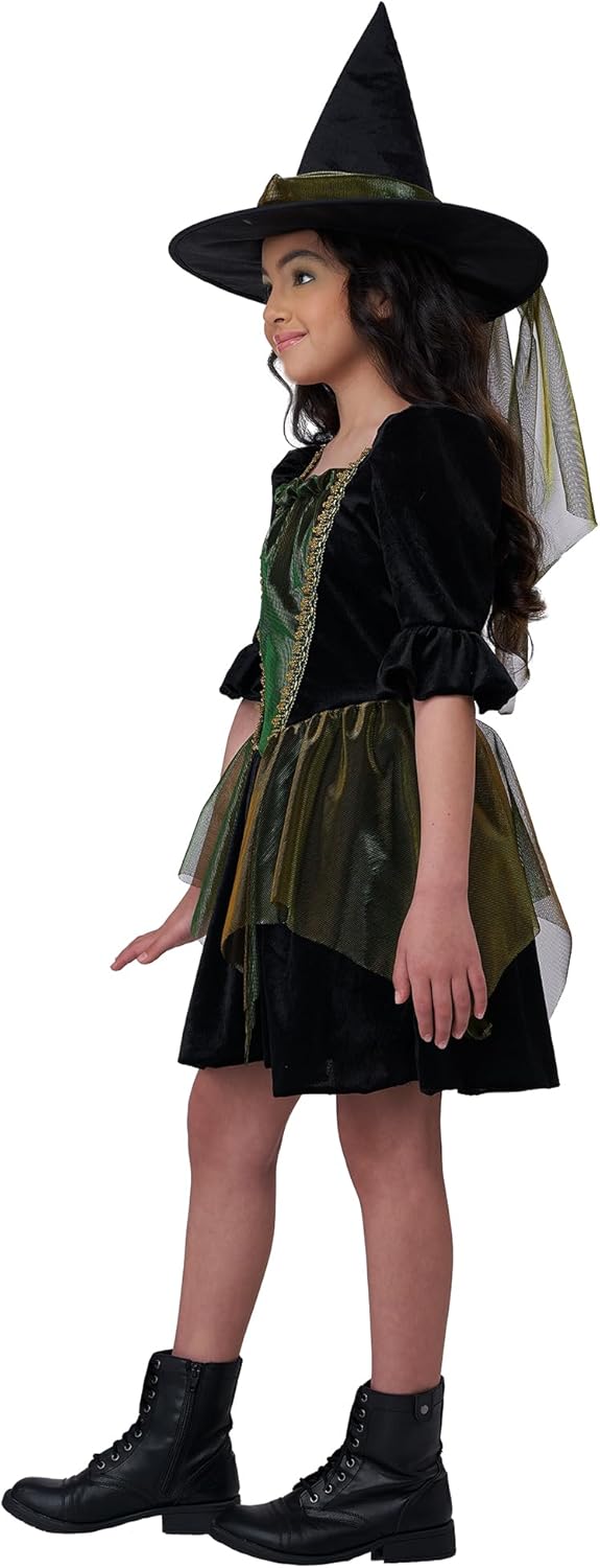 California Costumes, Girls' Emerald City Witch - Image 3