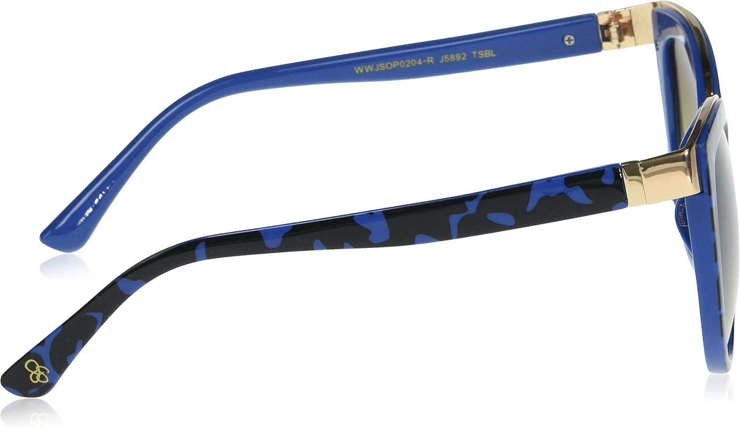 Jessica Simpson Women's Flush Lens, Metal, Chic, Refined Metal, Elegant Cat Eye Sunglasses with UV400 Protection - Image 3