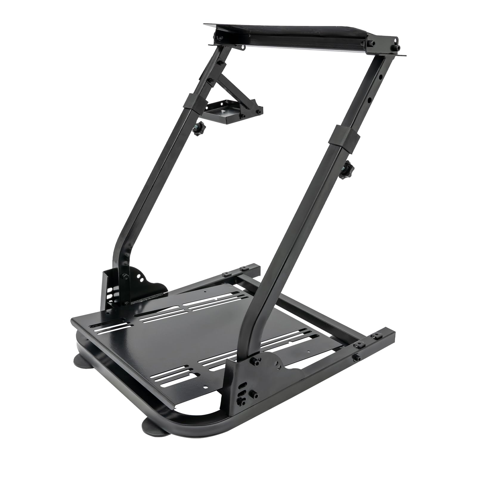 KANBCNG Lenkradständer Simulation Racing Lenkradhalter Gamesitz Rennsimulator Neigungsverstellbares Universal Gestell Fahrsimulator Cockpit Gaming Gear Halterung Faltbar für Logitech G25 G27 usw