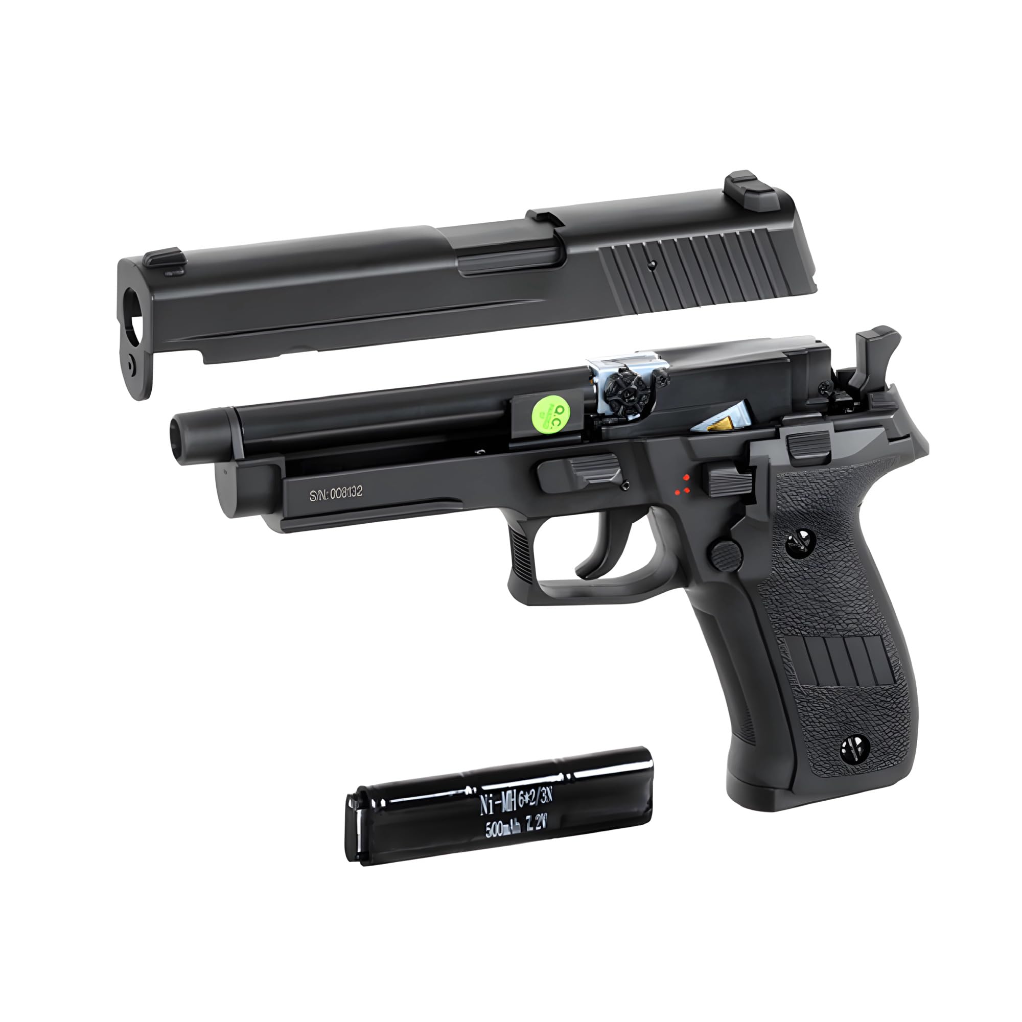 THE REPLICANT Réplique Airsoft CM122 P226 AEP Noir Électrique (Cyma)