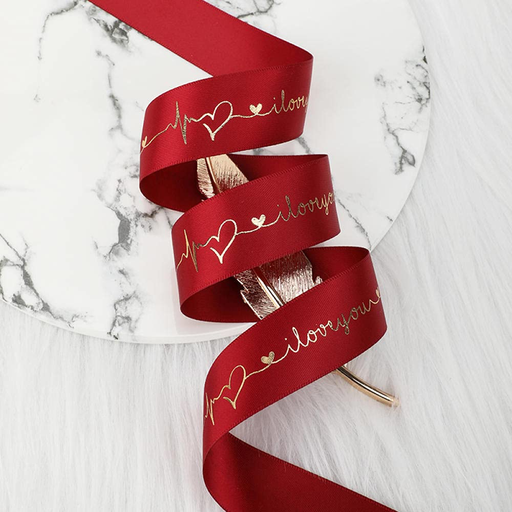 Ribbons For Gift Wrapping Ribbon For Fabric Satin Ribbons Kolor Z Walentynki Prezent Prezent Pudełko Opakowania Dekoracyjne Tapeta Taśmowa Dekoracyjna Brązowana Wstążka Kokardka-Brązowy