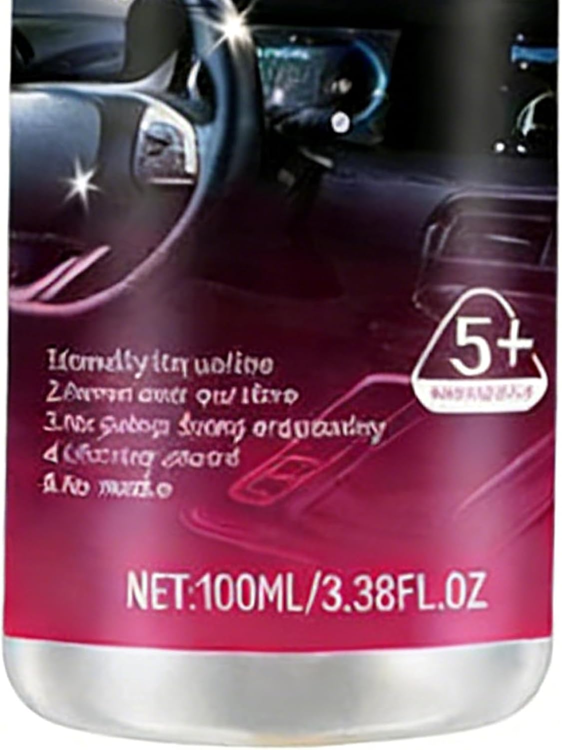 Interior Car Cleaner 100ml Vehicle Detailer Shine Protectant