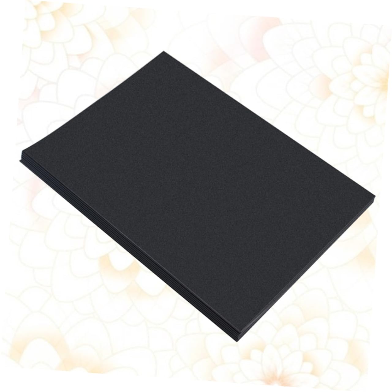 VILLCASE 100pezzi Carta Nera Spessa Per Diy Carta Per Disegno e Pittura Perfetta Per Album e Biglietti Di Auguri Confezione