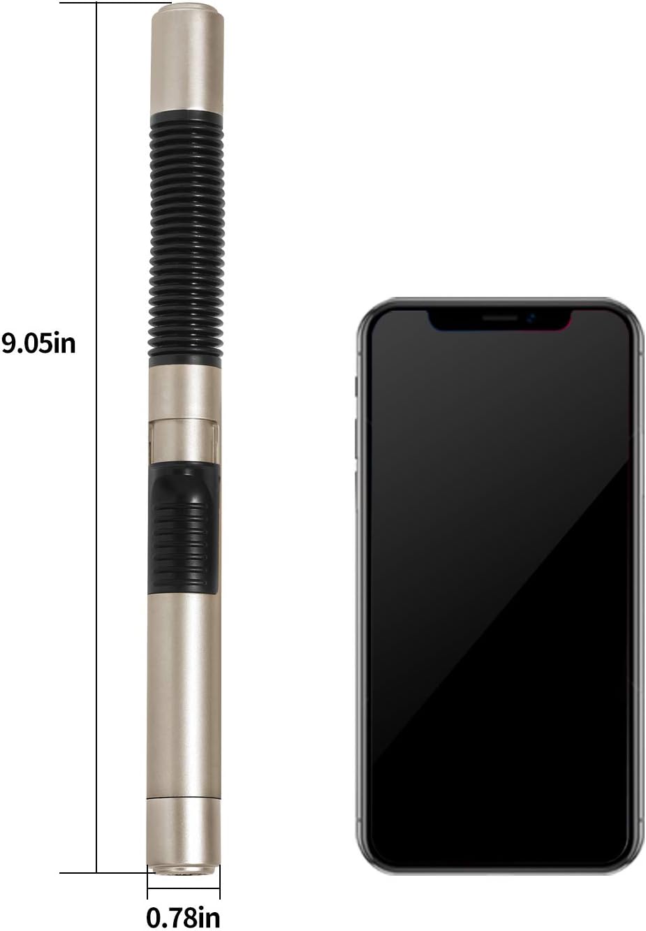 Lebaco Butane Lighter Refillable Torch Lighter Adjustable Long Lighter for BBQ Camping Fireplace Candle (Butane Not Included)