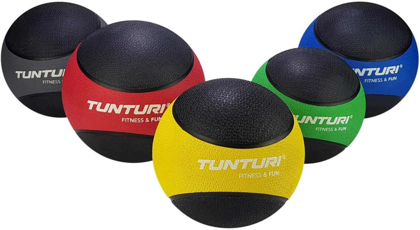 Tunturi Unisex's Functional Training Medicine Ball, Grey, 5 kg