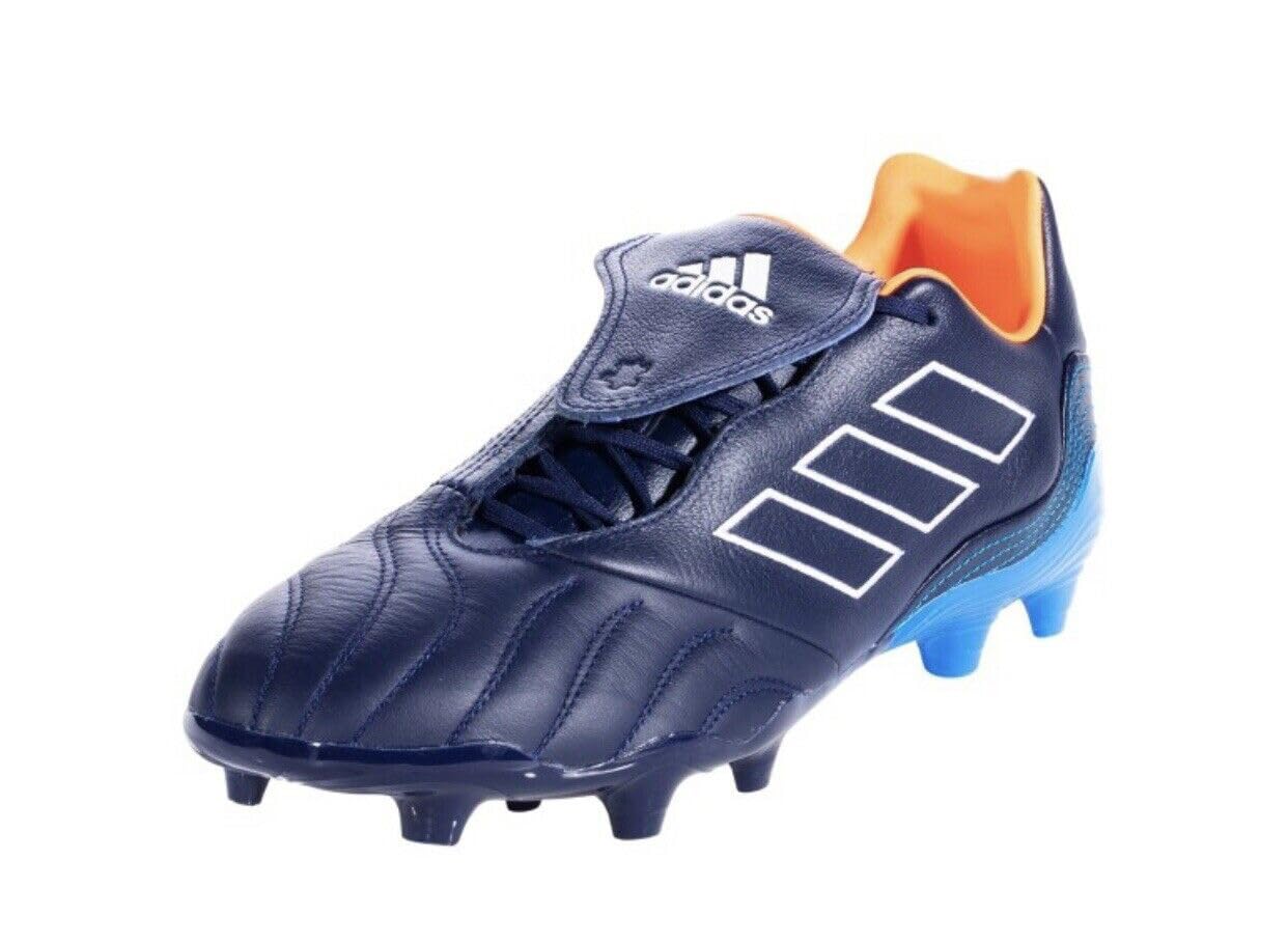 Adidas Unisex Copa Kapitan.2 Firm Ground Soccer Shoes, Team Navy/Cloud White/Blue Rush US 6.5