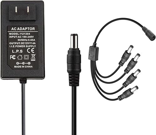 Miniatura 8 de Fuente de alimentación de 12 V 4 A  COOLM AC 100-240V 5060Hz a CC 12 voltios 4 amperios 4 amperios 48 W cargador convertidor de energía 12V4A +