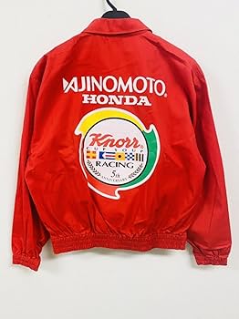 味の素 HONDAホンダ AJINOMOTOレーシング 純正　刺繍防寒ジャケット Amazon.co.jp: 絶盤 激レア 当時物 味の素 HONDA ホンダ