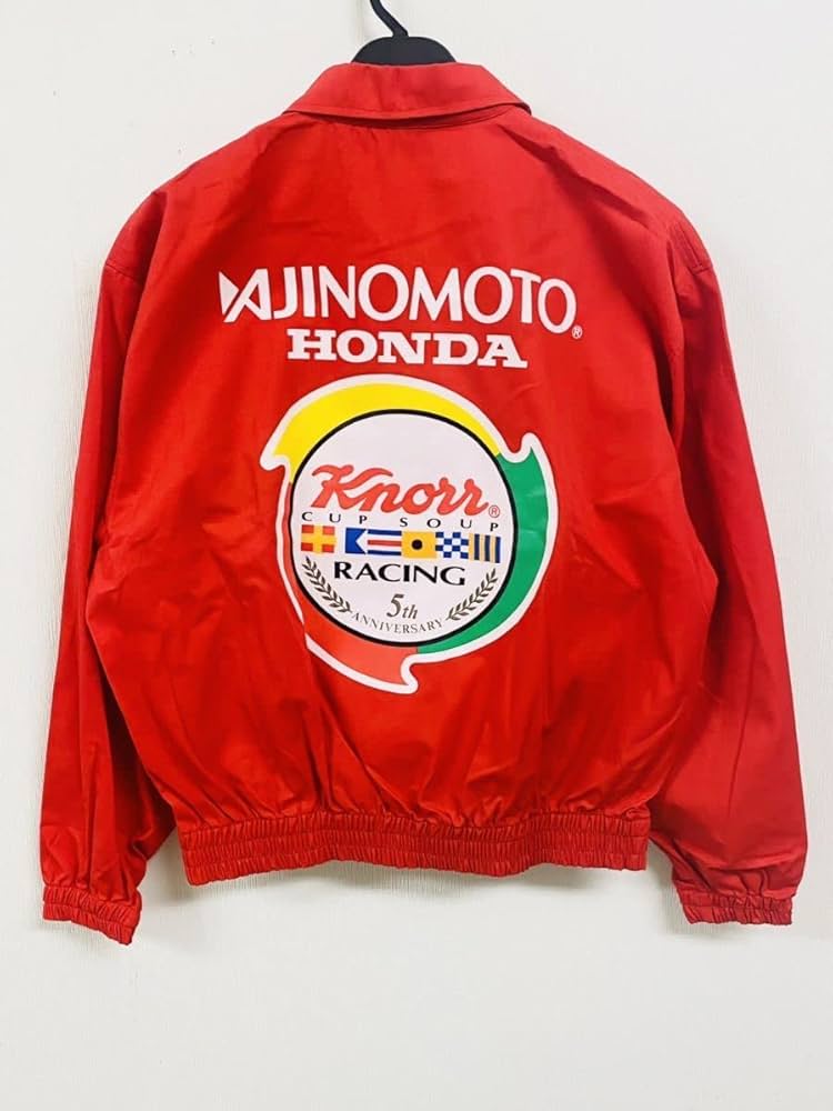 味の素 HONDAホンダ AJINOMOTOレーシング 純正 刺繍防寒ジャケット Amazon.co.jp: 絶盤 激レア 当時物 味の素 HONDA ホンダ