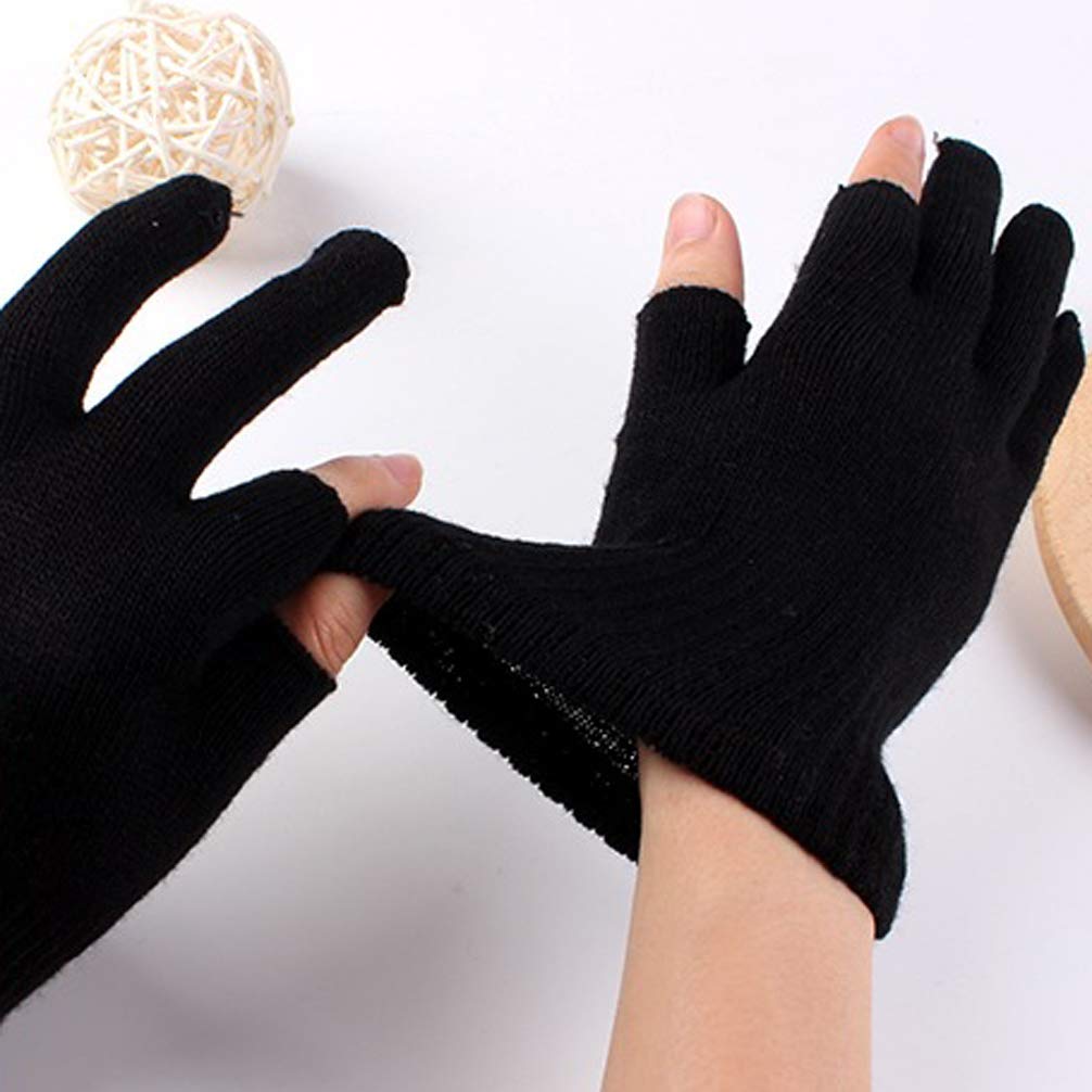 【WTAPS】finger less knit glove WTAPS Gloves military style knitted half-finger gloves font