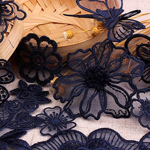 Toppa Uccello Blu Su Bambù 21,5x12 Cm - Termoadesiva E Da Cucire, Per Abbigliamento, Jeans, Zaini, Riparazioni
