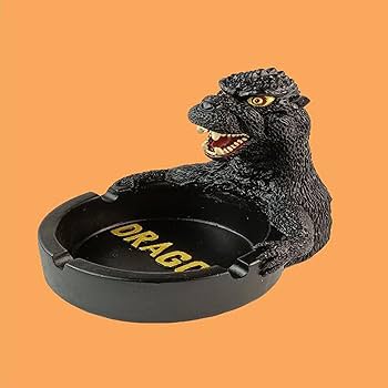 Amazon.co.jp: ゴジラ灰皿 モンスター家庭用灰皿 3D恐竜樹脂灰皿