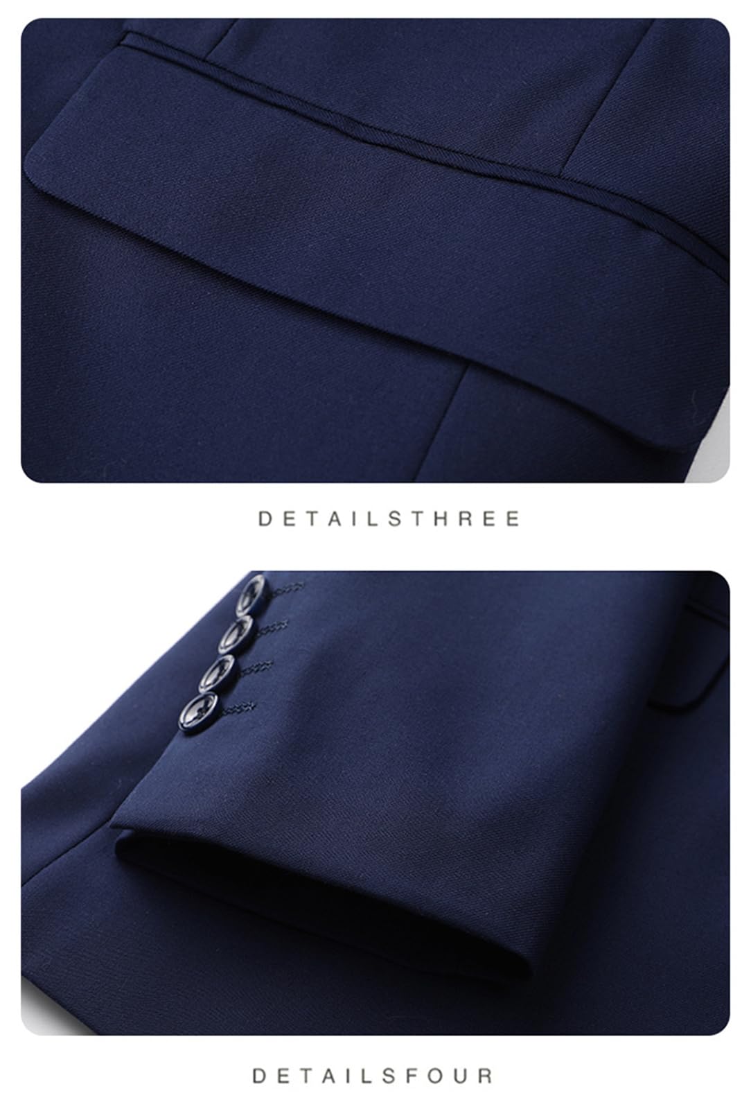 High-end große Größe Herren Anzug (Anzug + Hose) Plus Fat Fat Business Formale Mantel Hochzeitskleid 2 Sets FourSeasons