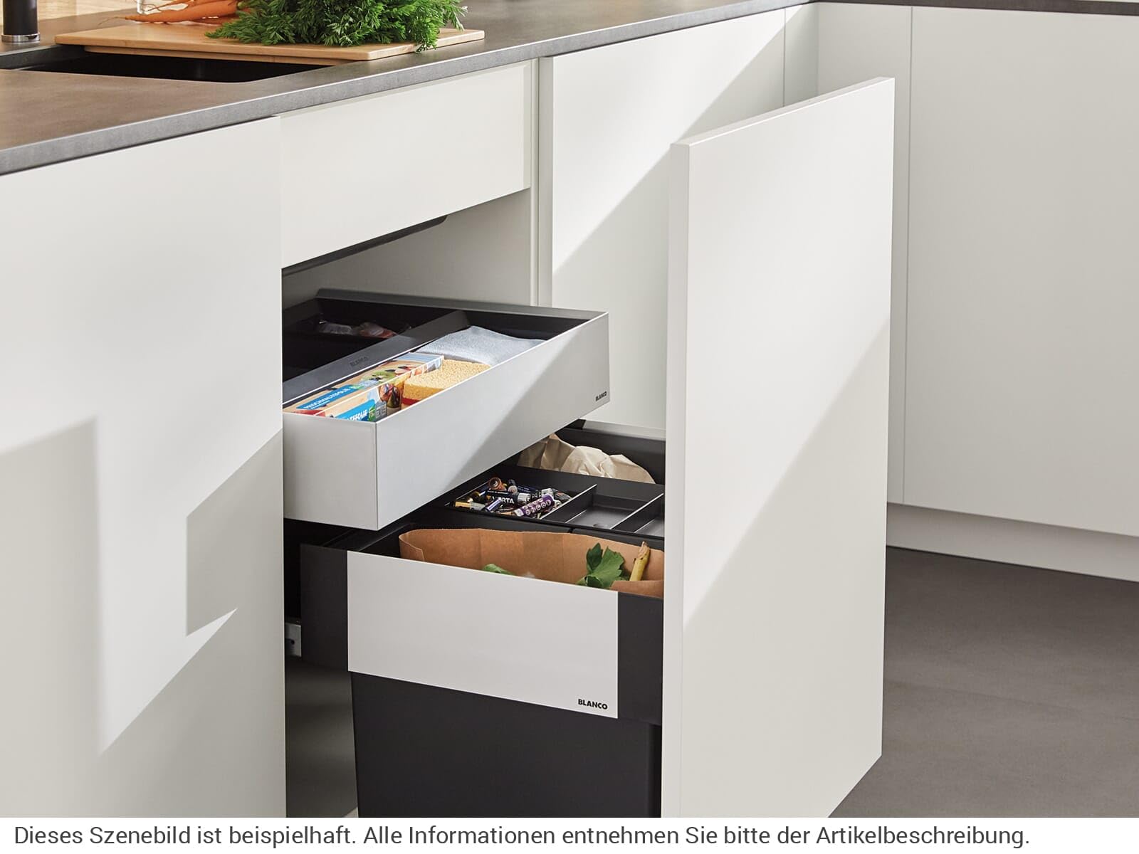 BLANCO SELECT II 60/3 Orga 526209 Sistema organizador de cocina para instalar bajo el fregadero