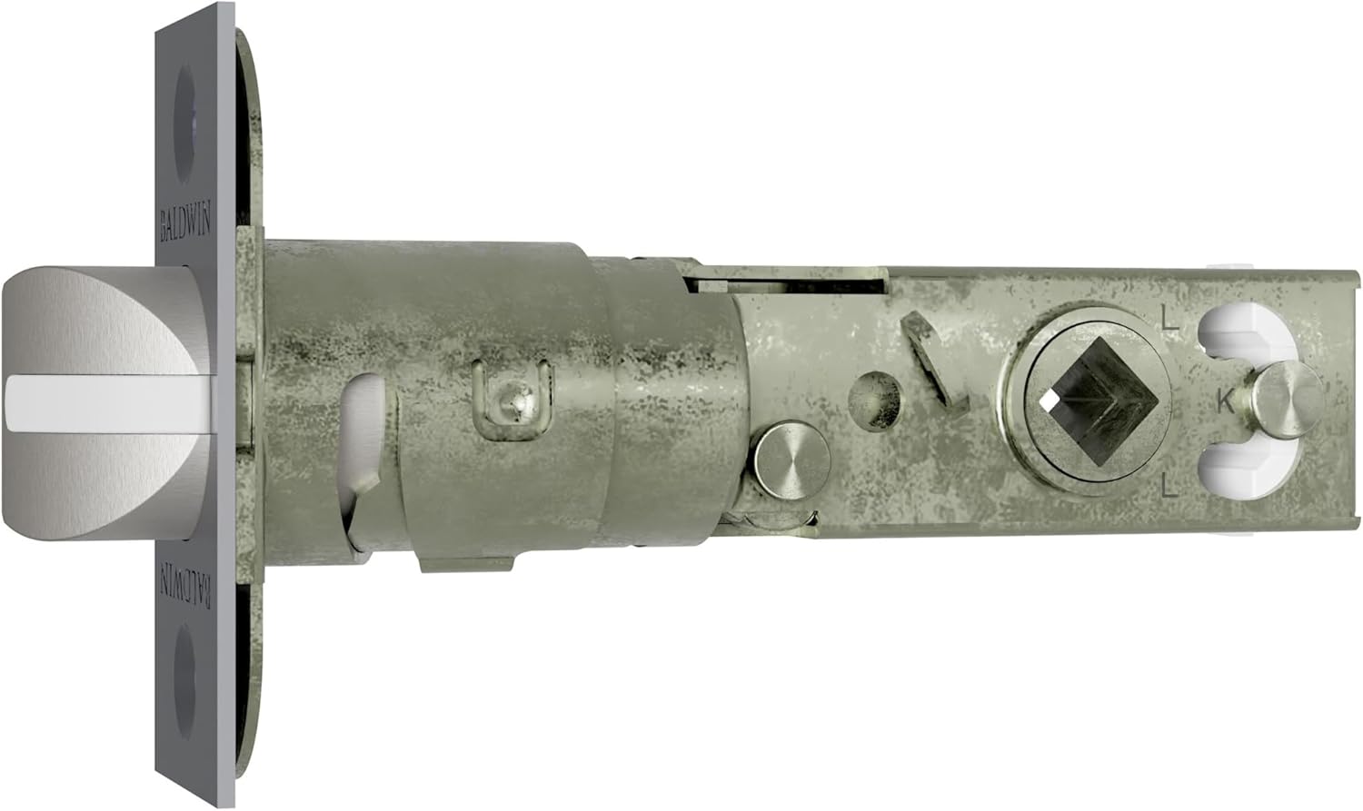 Baldwin 5540 Adjustable Estate Passage Latch with Knob and Lever Strength - Oil Rubbed Bronze