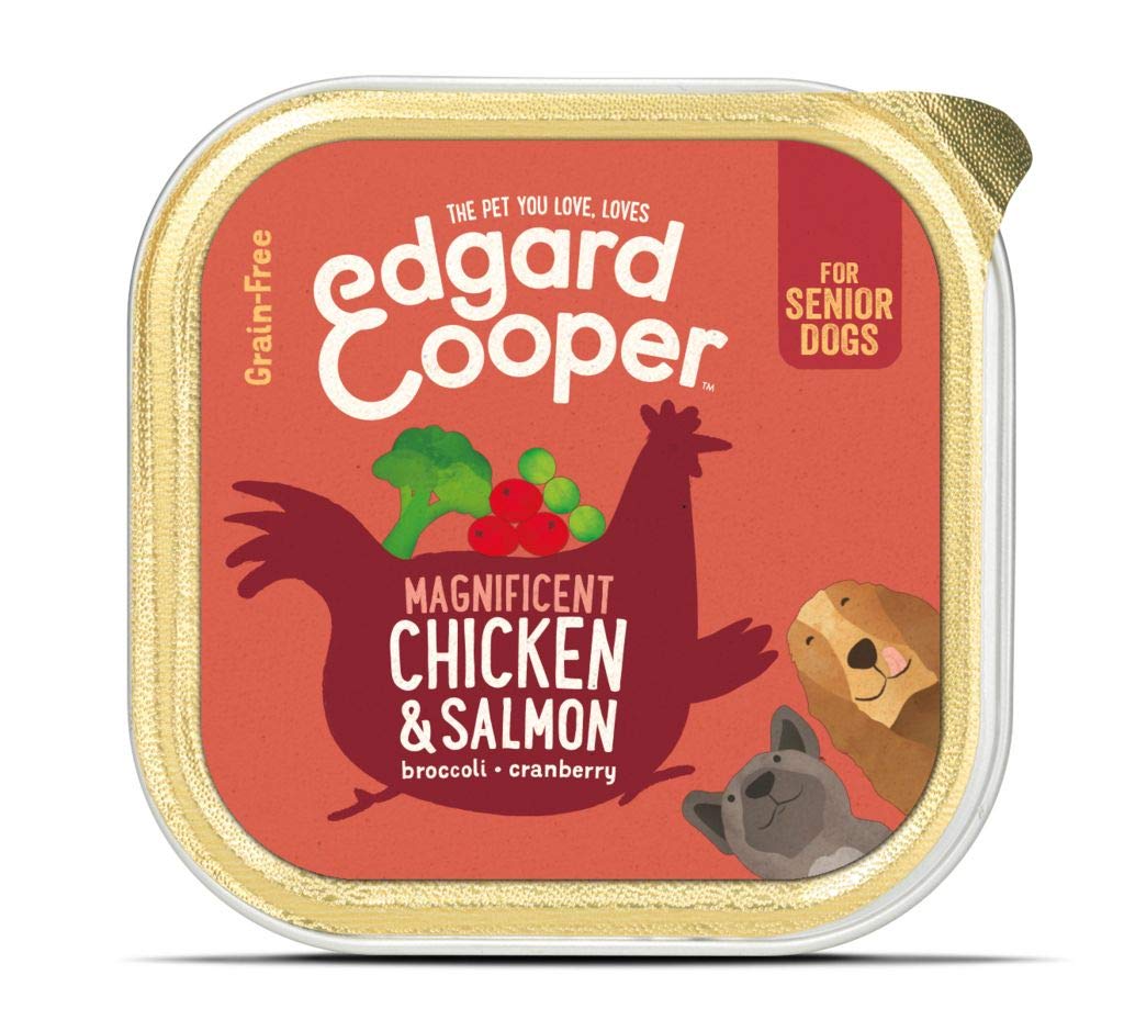 Edgard & Cooper Magnificent Chicken & Salmon for Senior Dogs 150g (Pack of 11)