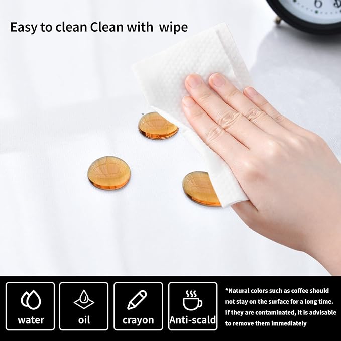 Alfombrilla de Escritorio Transparente, Protector PVC Antideslizante 23.6x15.7 Pulgadas miniatura 3