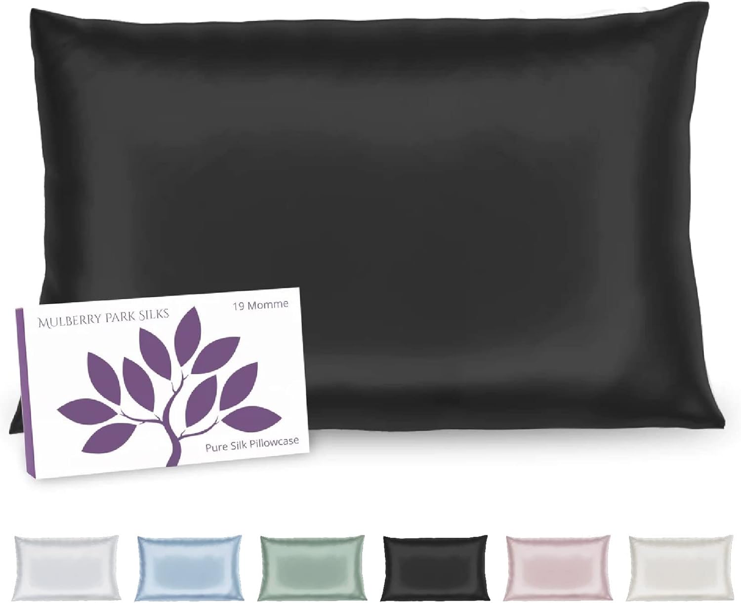 Mulberry Park Silks Pillowcase 19 Momme 600 Thread Count Silk Pillow