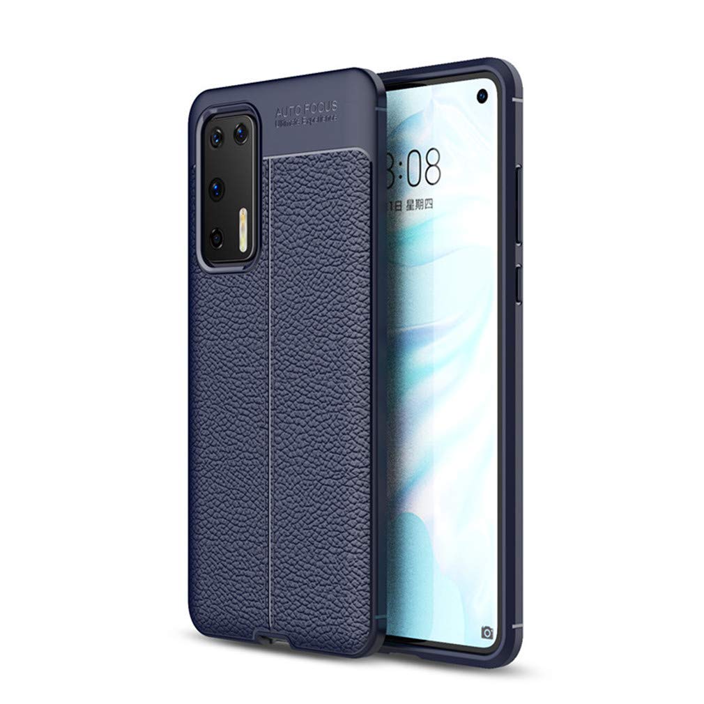 CHcase Huawei P40 Case, Ultra Slim Silicone Case Cover Thin Structure Smart Phone Protective Case Back Cover Bumper TPU Rubber Case for Huawei P40 Marine