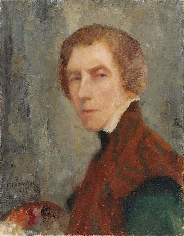 Tableau Autoportrait Maria Wiik : impression d'art et toile décoration murale