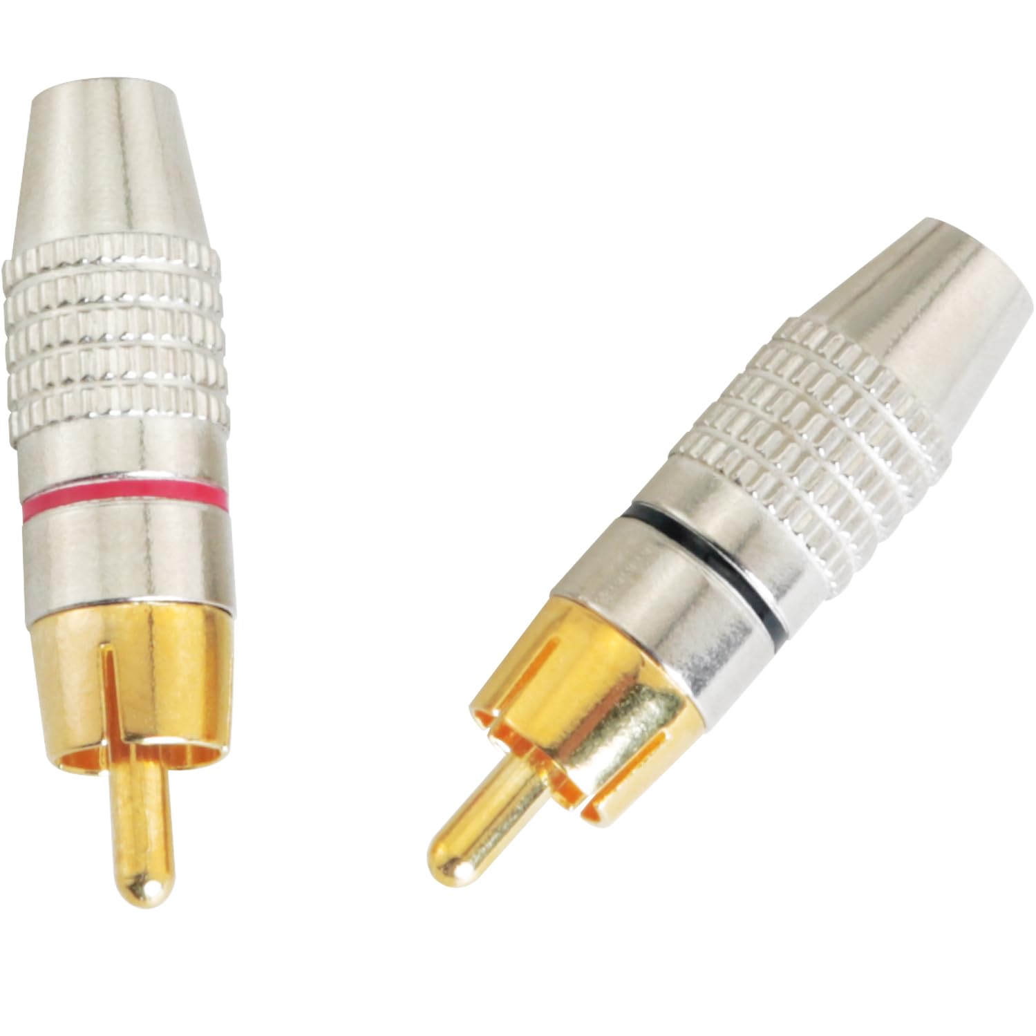 ZCZQC 10PCS RCA Plug Connectors Coaxial Cable Audio Male Plugs 1.65x0.45in 270RCA Solderless Plugs for Amplifier Equipment TV Cable Kits - Image 2