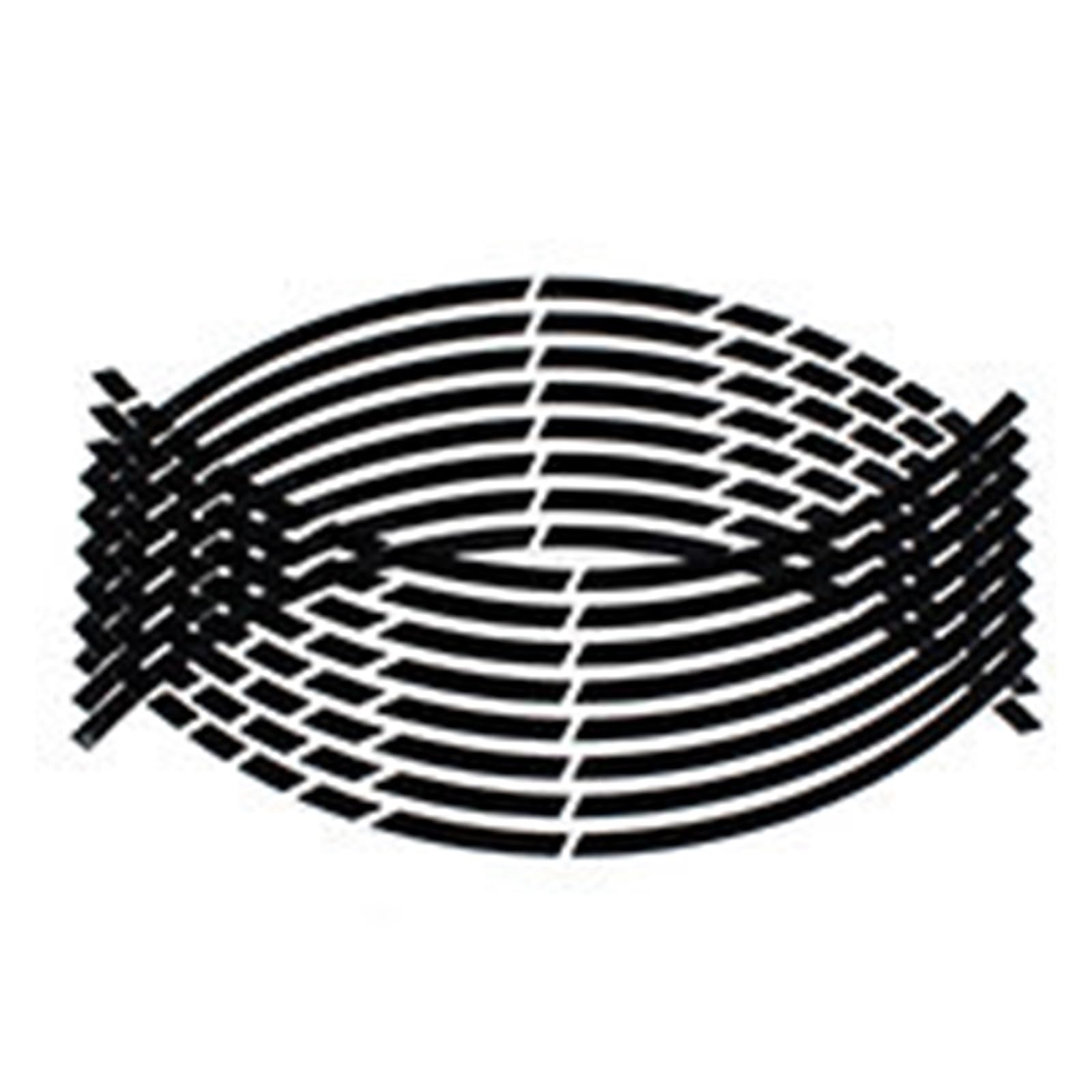 Reflective Sticker 16Pcs 17" 18" Strips Motorcycle Wheel Stickers Car Reflective Rim Tape Motorbike Bicycle Auto Decals
