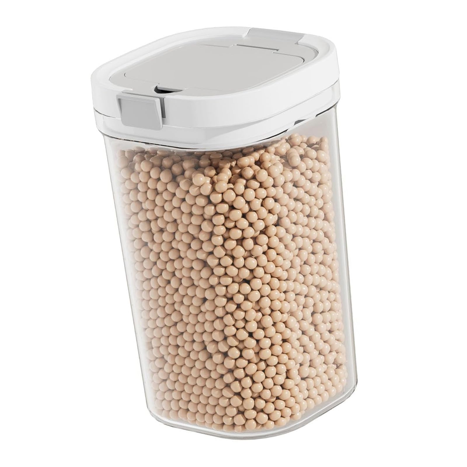 Jazuaiao Storage Container with Builts in Spoon for Dry Food Kitchen Organization and Easy Access Kitchen Storage Jars with Spoon