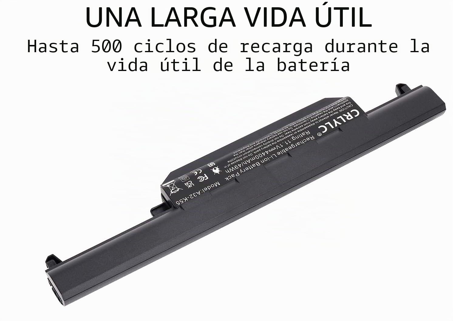 A32-K55 A33-K55 A41-K55 Batería de para Portátil ASUS A45 A55 K45 K55 K55A K55V K55N K55VD X75A X75V X75VD X55 X55C X55A F75V F75VB F75VC R400 R500 R500A R500D R500V R503U R503A R700 R700V