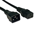 Csecurity IEC C19 to C20 Male to Female Server Power Extension Cord 1.5 Meter (4.5 Feet) Cable 240V 16A Server Power Cord gallery image