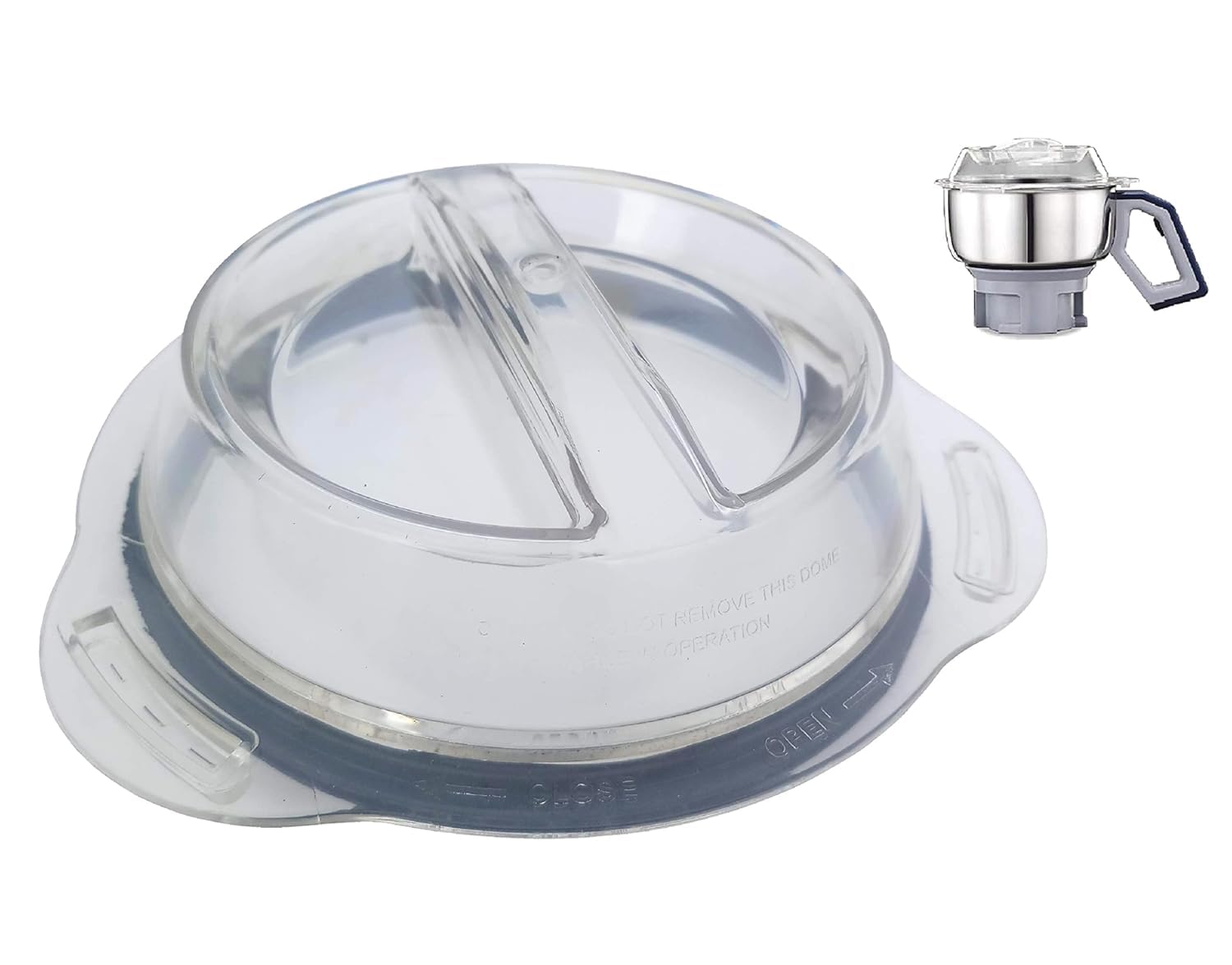 Replacement "XPro Duo Chutney Jar 0.75L Lid" with Gasket Only - Compatiable with XPro Duo Commercial Mixer Grinder Only-image-15