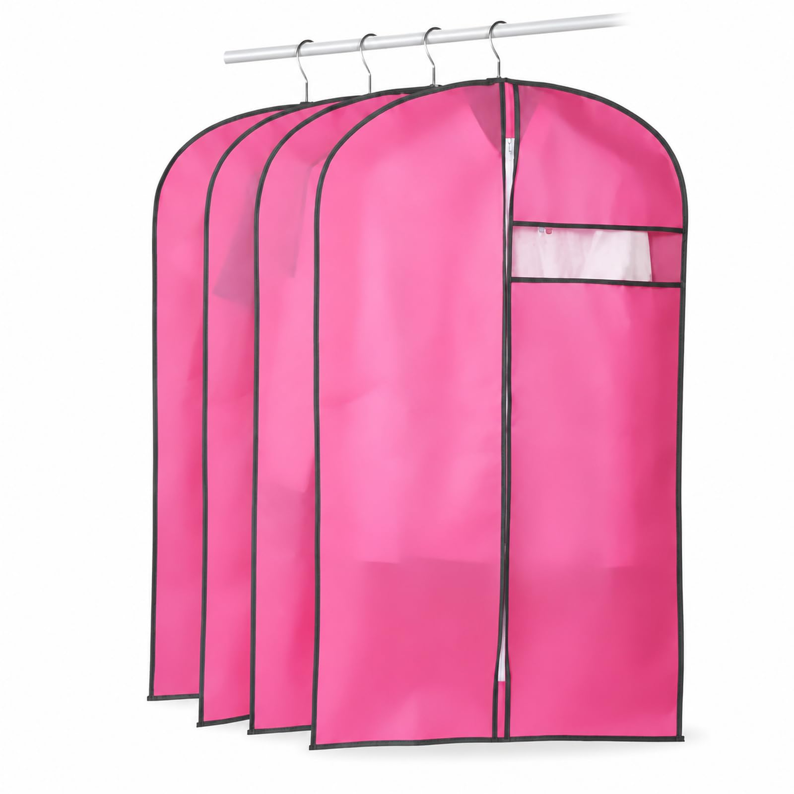 Funda Traje Transparente Bolsas Guardar Ropa Fundas Ropa Transparente Funda Ropa Armario Fundas para Trajes Fundas Translúcidas Ropa Antipolvo Fácil Limpiar para Camisas y Abrigos