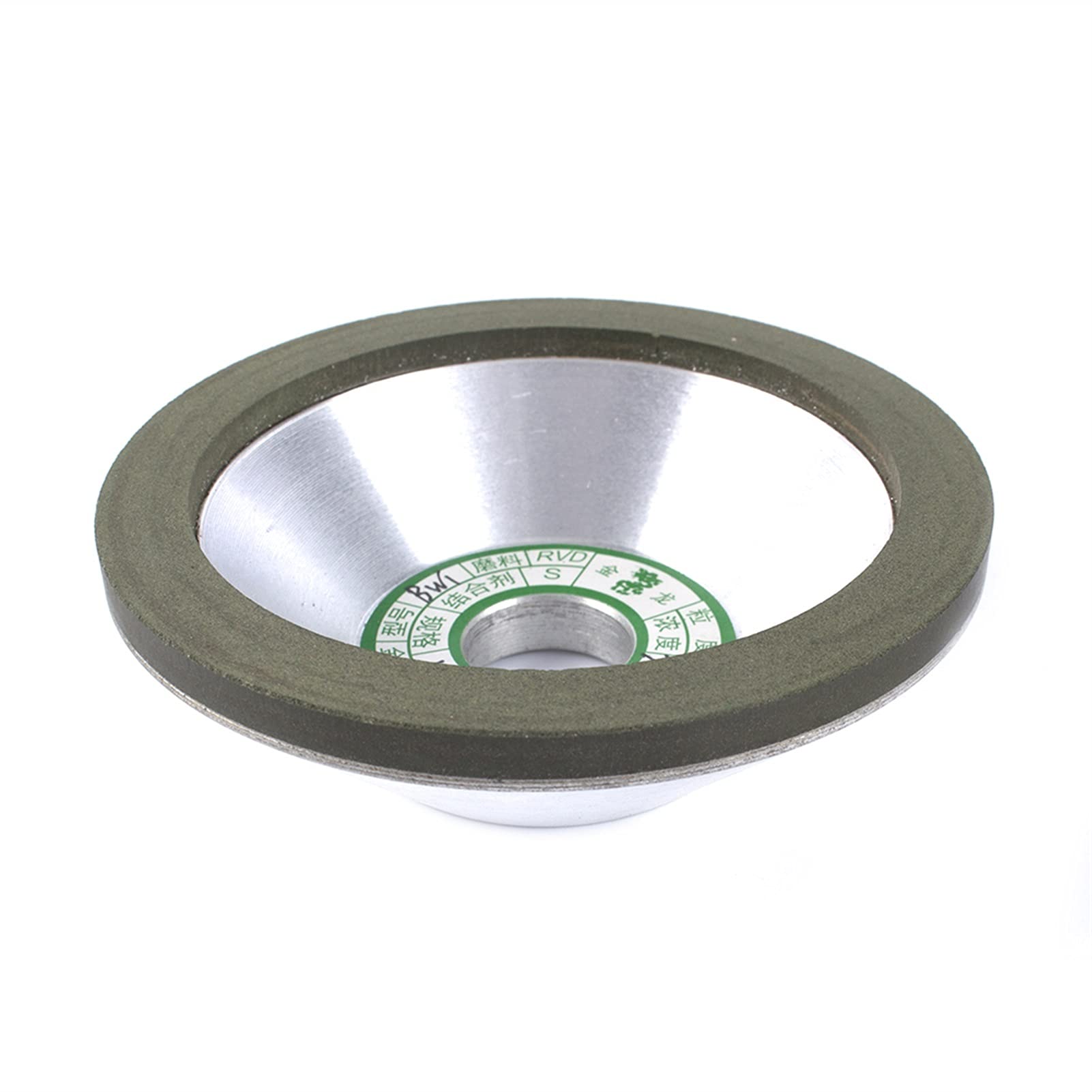 Koło diamentowe, 1 szt. 100 mm/125 mm diamentowa tarcza szlifierska do ostrzenia noży z węglika spiekanego, gradacja 150/180/240/320/400/600(125x32x10x3mm,600)